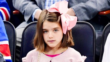 Suri Cruise looking sad