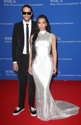 Pete Davidson and Kim Kardashian White House Correspondent's Dinner, Washington, DC, USA - 30 Apr 2022 Wearing Balenciaga