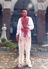 Pete Davidson pictured covered in fake blood as he films a dramatic explosion scene at "The Home" movie set in New Jersey, NY, USA.Pictured: Pete Davidson
Ref: SPL5296428 150322 NON-EXCLUSIVE
Picture by: Jose Perez / SplashNews.comSplash News and Pictures
USA: +1 310-525-5808
London: +44 (0)20 8126 1009
Berlin: +49 175 3764 166
photodesk@splashnews.comWorld Rights
