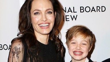 Shiloh Jolie-Pitt with mom Angelina Jolie