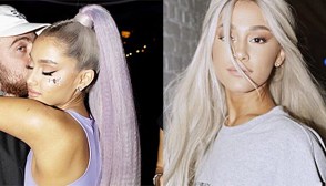 ariana grande platinum blonde hair