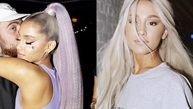 ariana grande platinum blonde hair