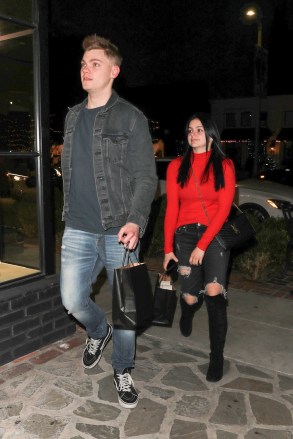 West Hollywood, CA - *EXCLUSIVE* - Ariel Winter looks smitten with her boyfriend Levi Meaden.  The duo are seen walking arm in arm as they exit the Nine Zero lounge together.  Pictured: Ariel Winter, Levi Meaden BACKGRID USA 14 DECEMBER 2018 USA: +1 310 798 9111 / usasales@backgrid.com UK: +44 208 344 2007 / uksales@backgrid.com *UK Customers - Images containing children Please pixelate the face before Publication*