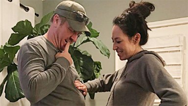 Pregnant Joanna Gaines with husband Chip