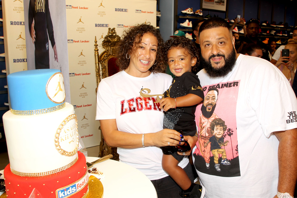 DJ Khaled and his son Asahd Khaled Promote the Jordan X Asahd Holiday 2018 Collection, Miami, USA - 22 Oct 2018