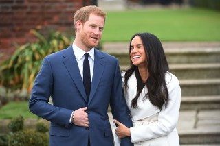 Britain's Prince Harry pose with Meghan Markle during a photocall after announcing their engagement in the Sunken Garden in Kensington Palace in London, Britain, 27 November. Clarence House earlier 27 November 2017 announced the engagement of Prince Harry to Meghan Markle. 'His Royal Highness the Prince of Wales is delighted to announce the engagement of Prince Harry to Ms Meghan Markle. The wedding will take place in Spring 2018. Further details about the wedding day will be announced in due course.' the statement said.
Prince Harry and Meghan Markle engagement in Kensington Palace, London, United Kingdom - 27 Nov 2017