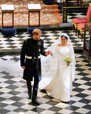 Prince Harry and Meghan Markle
The wedding of Prince Harry and Meghan Markle, Ceremony, St George's Chapel, Windsor Castle, Berkshire, UK - 19 May 2018