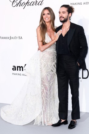 Heidi Klum and Tom KaulitzamfAR's 25th Cinema Against AIDS Gala, Arrivals, 71st Cannes Film Festival, France - 17 May 2018