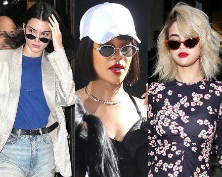 Stars Wearing Tiny Sunglasses: Kylie Jenner & More Rocking The Trend ...