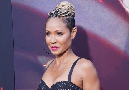 Jada Pinkett Smith at the ANGEL HAS FALLEN World Premiere held at the Regency Village Theatre in Westwood, CA on Tuesday, August 20, 2019. (Photo By Sthanlee B. Mirador/Sipa USA)(Sipa via AP Images)