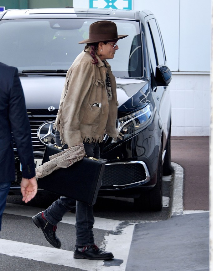Johnny Depp In Paris