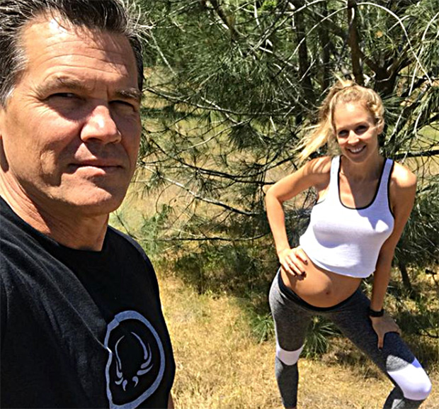 Josh Brolin and Kathryn Boyd's baby bump