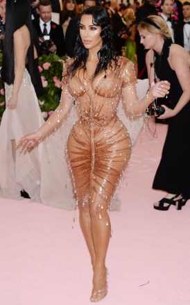 Kim Kardashian West
Costume Institute Benefit celebrating the opening of Camp: Notes on Fashion, Arrivals, The Metropolitan Museum of Art, New York, USA - 06 May 2019
Wearing Thierry Mugler