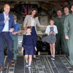 The Prince and Princess of Wales, Prince George, Princess Charlotte and Prince Louis visit the Air Tattoo at RAF Fairford, in Fairford, Gloucestershire, UK, on the 14th July 2023. 14 Jul 2023 Pictured: The Prince and Princess of Wales, Prince George, Princess Charlotte and Prince Louis visit the Air Tattoo at RAF Fairford, in Fairford, Gloucestershire, UK, on the 14th July 2023. Photo credit: James Whatling / MEGA TheMegaAgency.com +1 888 505 6342 (Mega Agency TagID: MEGA1007287_055.jpg) [Photo via Mega Agency]
