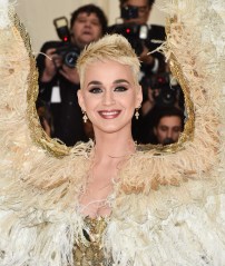 Katy Perry
The Metropolitan Museum of Art's Costume Institute Benefit celebrating the opening of Heavenly Bodies: Fashion and the Catholic Imagination, Arrivals, New York, USA - 07 May 2018