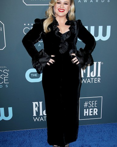 Kelly Clarkson
25th Annual Critics' Choice Awards, Arrivals, Barker Hanger, Los Angeles, USA - 12 Jan 2020
Wearing Alessandra Rich