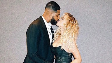 Tristan Thompson and pregnant Khloe Kardashian