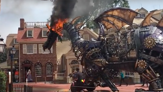 Maleficent Dragon Float Catches Fire In Disney World Parade — Watch Hollywood Life