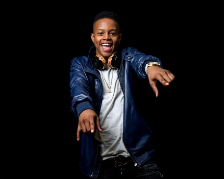 FILE - In this July 21, 2015 file photo, 17-year-old rapper Silento poses for a portrait in New York. Silento, a U.S. rapper known for his hit song "Watch Me (Whip/Nae Nae)" has had his passport seized by authorities in the United Arab Emirates over a business dispute.(Photo by Drew Gurian/Invision/AP, File)