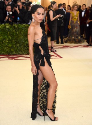 Zoe Kravitz attends The Metropolitan Museum of Art's Costume Institute benefit gala celebrating the opening of the Heavenly Bodies: Fashion and the Catholic Imagination exhibition, in New York
2018 MET Museum Costume Institute Benefit Gala, New York, USA - 07 May 2018
