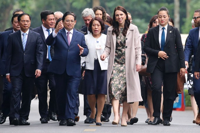 Jacinda Ardern Visits With Vietnamese PM Pham Minh Chinh