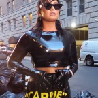 Demi Lovato Photo Shoot Highlights In Midtown In NYC