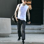 EXCLUSIVE: Travis Barker Is Spotted Again Looking Cool After His Recent Hospital Stay In Los Angeles, CA