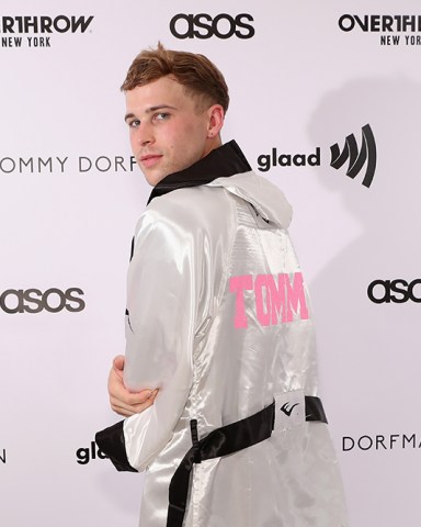 NEW YORK, NY - JUNE 24:  Tommy Dorfman and Overthrow Boxing Club host a NYC Pride Party benefiting GLAAD at Overthrow Underground Boxing Club on June 24, 2018 in New York City.  (Photo by Cindy Ord/Getty Images for Tommy Dorfman x ASOS x GLAAD)