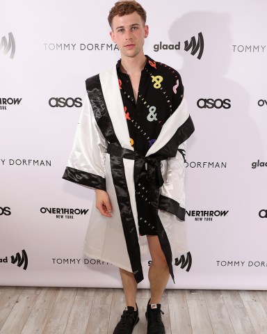 NEW YORK, NY - JUNE 24:  Tommy Dorfman and Overthrow Boxing Club host a NYC Pride Party benefiting GLAAD at Overthrow Underground Boxing Club on June 24, 2018 in New York City.  (Photo by Cindy Ord/Getty Images for Tommy Dorfman x ASOS x GLAAD)