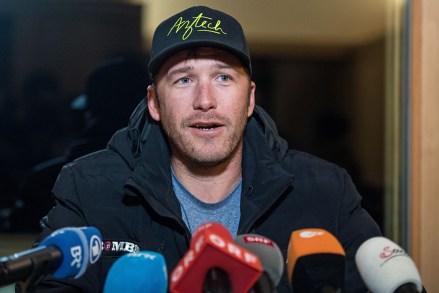 US skier Bode Miller announces his comeback in the next season during a press conference at the FIS Alpine Skiing World Cup in Kitzbuehel, Austria, 20 January 2017.
FIS Alpine Skiing World Cup in Kitzbuehel, Austria - 20 Jan 2017