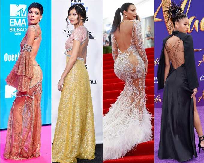 Celebrities Wearing Backless Gowns: Kendall Jenner & More