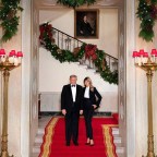 The Official White House photo for Christmas with Donald and Melania Trump
