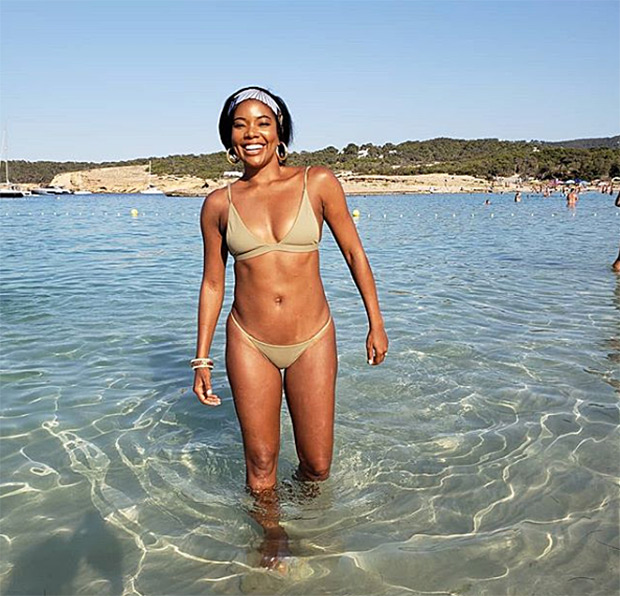 Gabrielle Union Bikini Spain 2018