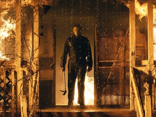 HALLOWEEN KILLS, Michael Myers aka The Shape, 2021. ph: Ryan Green / © Universal Pictures / courtesy Everett Collection
