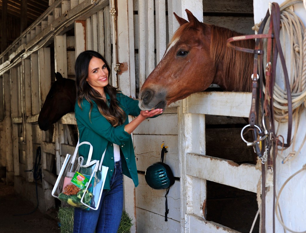 - Los Angeles, CA - 06/05/2018 - Allergies didn`t stop Jordana Brewster from enjoying a day at the horse stable with her family thanks to consistent relief from Zyrtec.-PICTURED: Jordana Brewster-PHOTO by: Michael Simon/startraksphoto.com-MS459368Editorial - Rights Managed Image - Please contact www.startraksphoto.com for licensing fee Startraks PhotoStartraks PhotoNew York, NY For licensing please call 212-414-9464 or email sales@startraksphoto.comImage may not be published in any way that is or might be deemed defamatory, libelous, pornographic, or obscene. Please consult our sales department for any clarification or question you may haveStartraks Photo reserves the right to pursue unauthorized users of this image. If you violate our intellectual property you may be liable for actual damages, loss of income, and profits you derive from the use of this image, and where appropriate, the cost of collection and/or statutory damages.