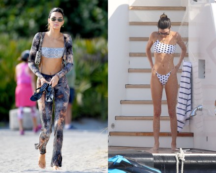 Kendall Jenner Hamptons'ta Bebek Mavisi Bikini Giyiyor: Fotoğraf – Hollywood Life
