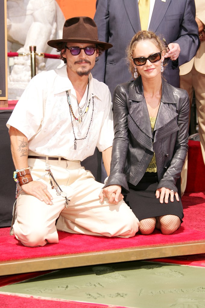 Johnny Depp & Vanessa Paradis in Hollywood
