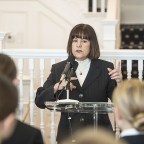U.S. 2nd Lady Karen Pence welcomes servicewomen of all five branches of the military, Naval Observatory, Washington DC, USA - 23 Mar 2017