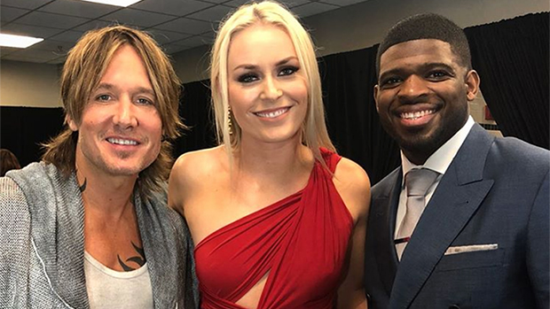 Keith Urban, Lindsey Vonn & P .K. Subban