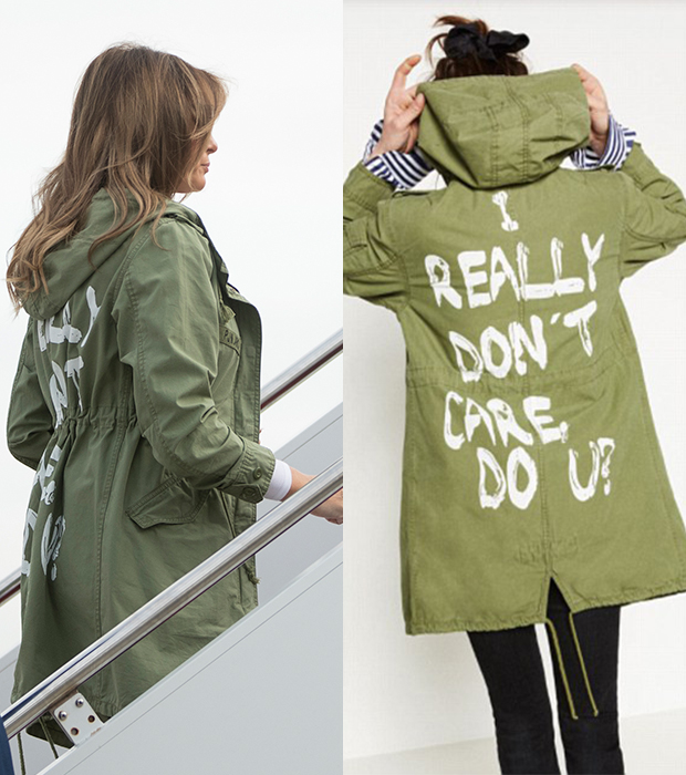 Melania Trump jacket 