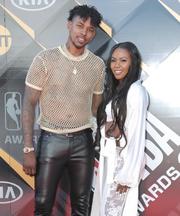SANTA MONICA, CA - JUNE 25: Celebrity arrival at the 2018 NBA Awards at Barker Hangar on June 25, 2018 in Santa Monica, California

Pictured: Nick Young,Keonna Green
Ref: SPL5006418 260618 NON-EXCLUSIVE
Picture by: @ParisaMichelle / SplashNews.com

Splash News and Pictures
Los Angeles: 310-821-2666
New York: 212-619-2666
London: 0207 644 7656
Milan: +39 02 4399 8577
photodesk@splashnews.com

World Rights