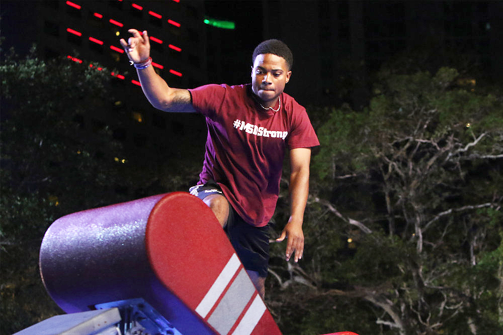 AMERICAN NINJA WARRIOR-- "Miami Qualifier" -- Pictured: Gabe Stewart  -- (Photo by: John Parra/NBC)