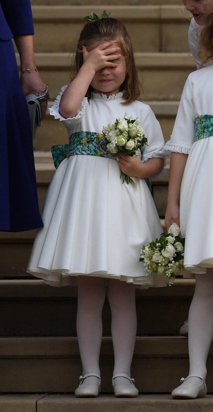 Princess Charlotte at Princess Eugenie and Jack Brooksbank’s wedding