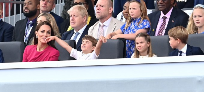 Prince Louis attends the Platinum Jubilee Pageant