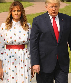 President Donald Trump and first lady Melania Trump return to the White House in Washington, . Trump returns from Florida after the launch of a rocket ship built by the SpaceX company was postponed due to bad weatherVirus Outbreak Trump, Washington, United States - 27 May 2020