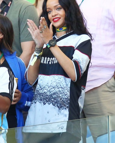 Rihanna
Germany v Argentina, 2014 FIFA World Cup Final football match, Maracana Stadium, Rio de Janeiro, Brazil - 13 Jul 2014