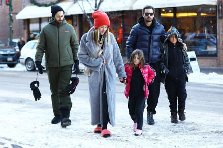 Los Angeles, CA  - Sofia Richie and boyfriend Scott Disick enjoy the last day of 2019 with- you guessed it- shopping in Aspen. Scott's kids Mason and Penelope were present during the outing.Pictured: Sofia Richie, Scott Disick, Penelope Disick, Mason Disick BACKGRID USA 31 DECEMBER 2019 USA: +1 310 798 9111 / usasales@backgrid.comUK: +44 208 344 2007 / uksales@backgrid.com*UK Clients - Pictures Containing ChildrenPlease Pixelate Face Prior To Publication*