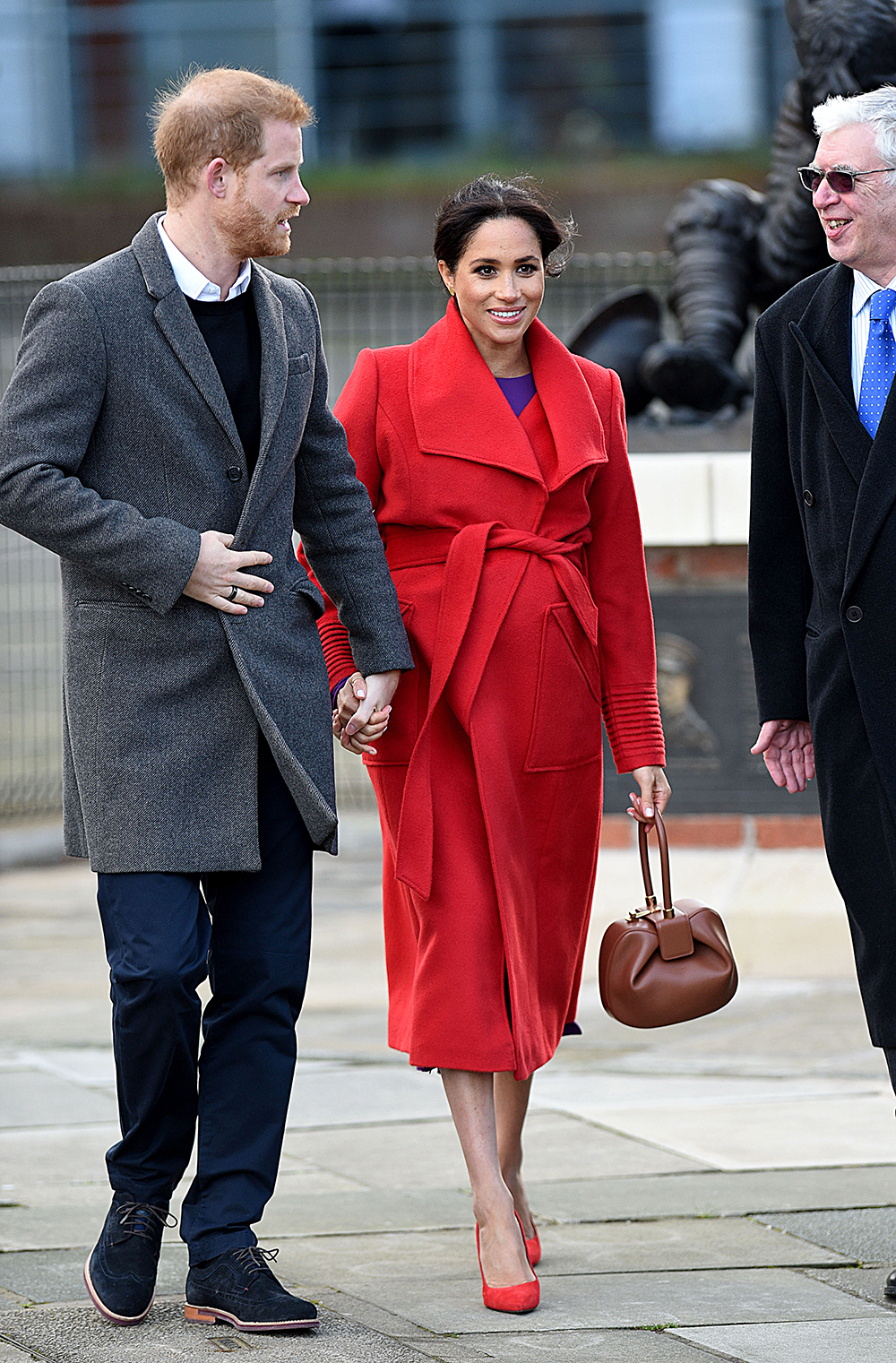 Prince Harry and Meghan Duchess of Sussex visit to Birkenhead, UK - 14 Jan 2019