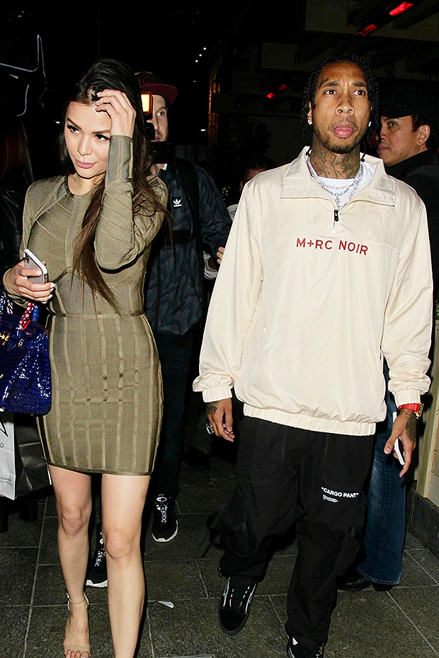 Tyga & Kylie Jenner Look-Alike On Dinner Date – Still Not Over His Ex ...