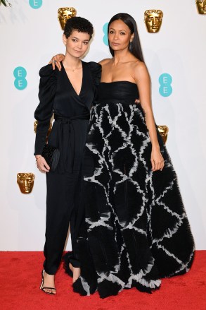 Ripley Parker and Thandiwe Newton
72nd British Academy Film Awards, VIP Arrivals, Royal Albert Hall, London, UK - 10 Feb 2019